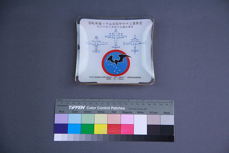 飛機模型玻璃紀念盤