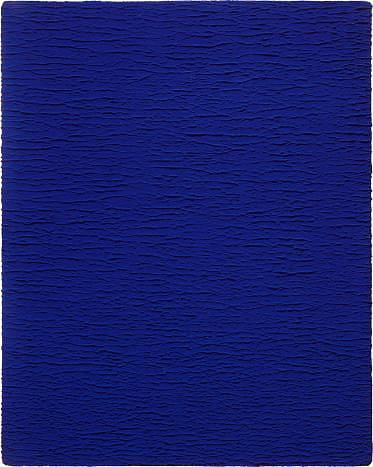 《無題藍單色畫》