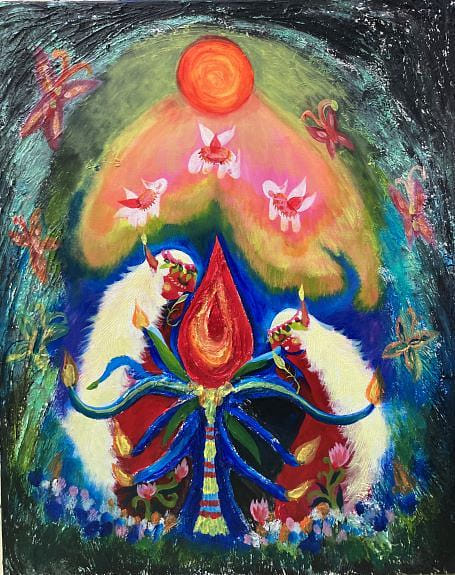 有一天，我們會遇見蠟燭花