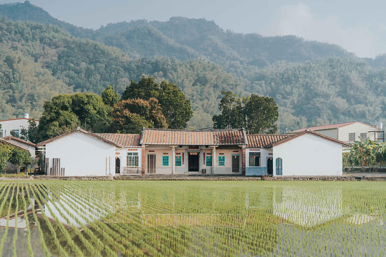 香蕉與黑膠三合院