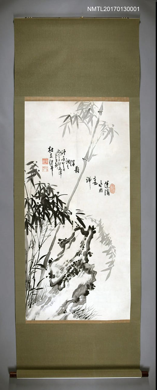 墨竹圖，杜友紹，1911年