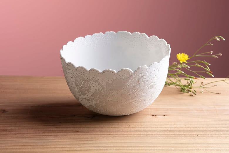 蕾絲碗-中 Lace bowls