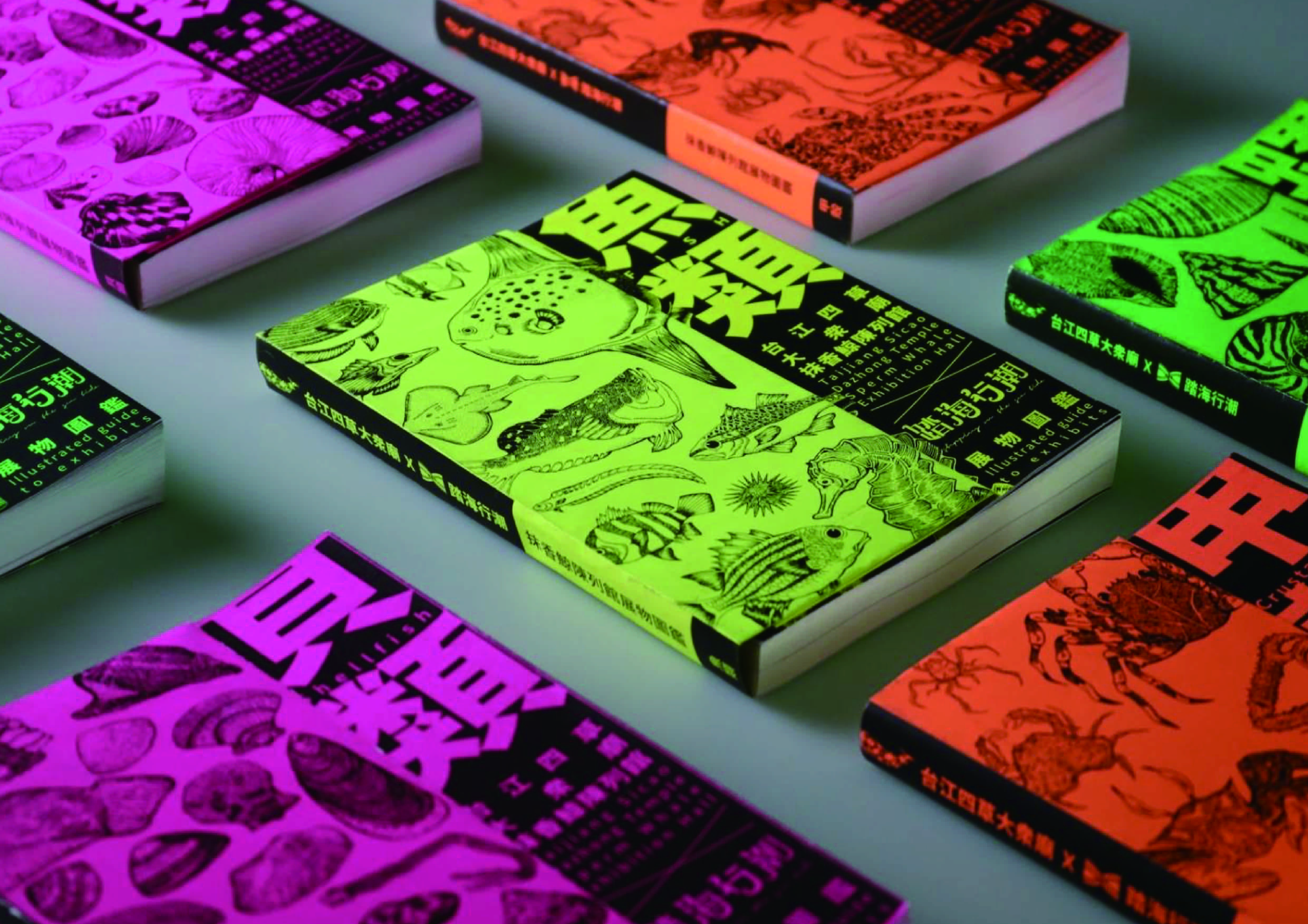 踏海行潮-台江大眾廟抹香鯨陳列館標本圖鑑設計 - Taijiang Sicao Dazhong Temple Sperm Whale Exhibition Hall illustrated guide to exhibits