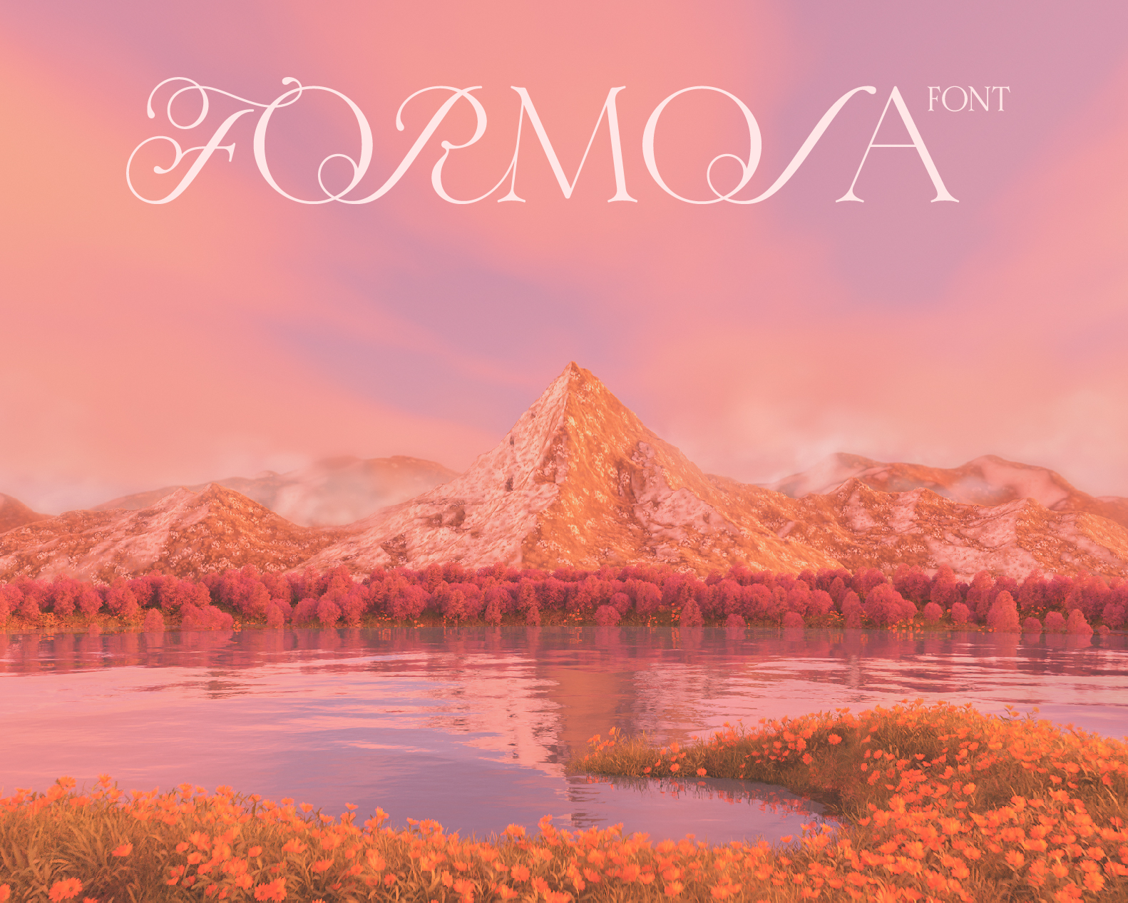 臺灣植物歐文字體設計 - Formosa Font