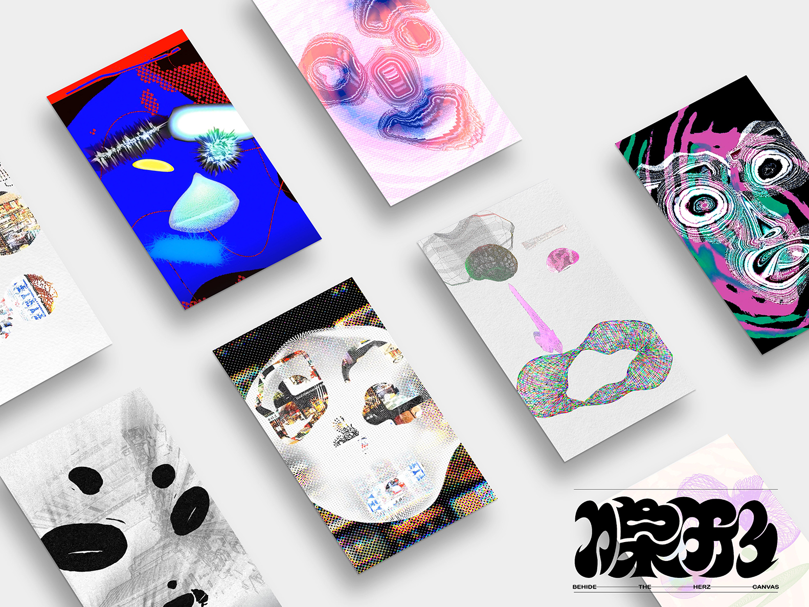 噪形 - Behind the Hertz canvas