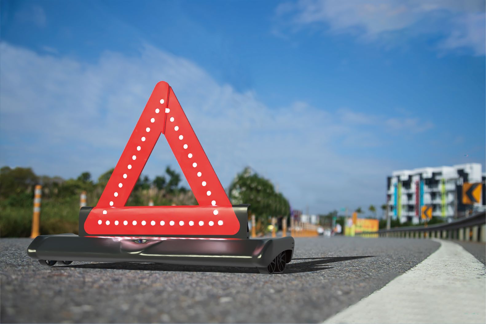 智慧預警三角牌 - Intelligent Alert Triangle