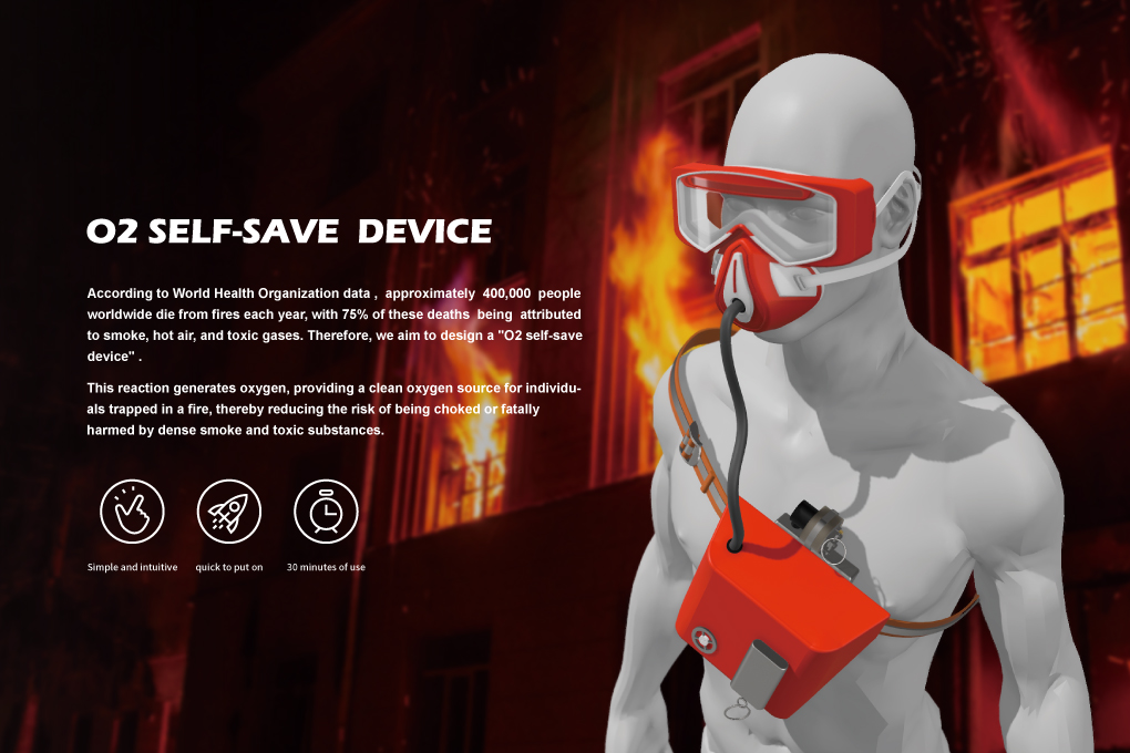 火場自救呼吸器 - O2 SELF-SAVE DEVICE