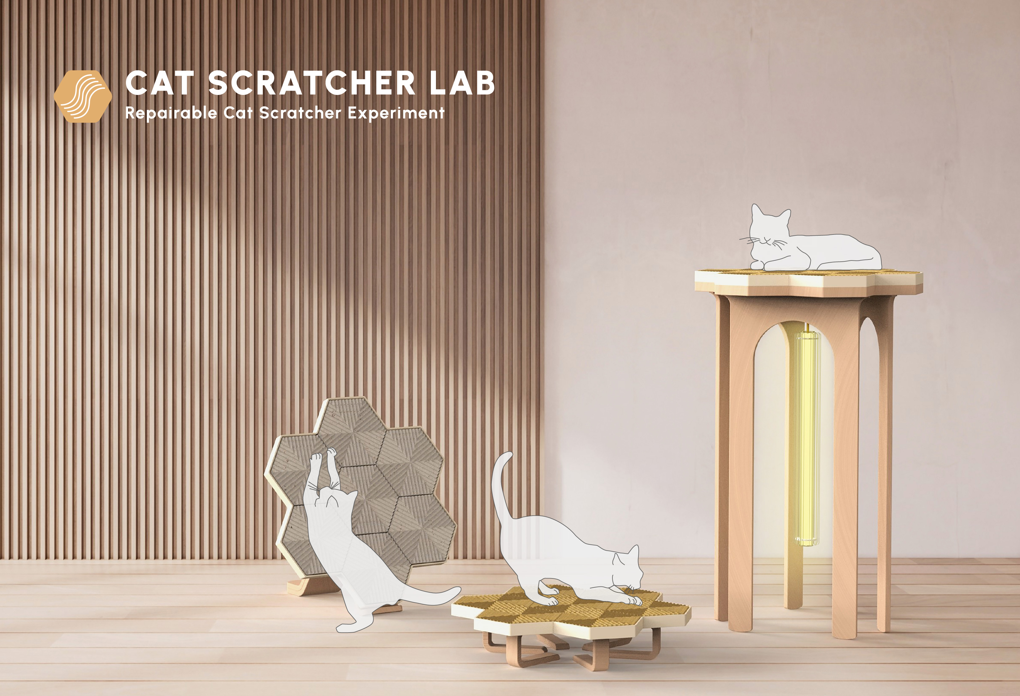 可修復貓抓板實驗 - Cat Scratcher Lab
