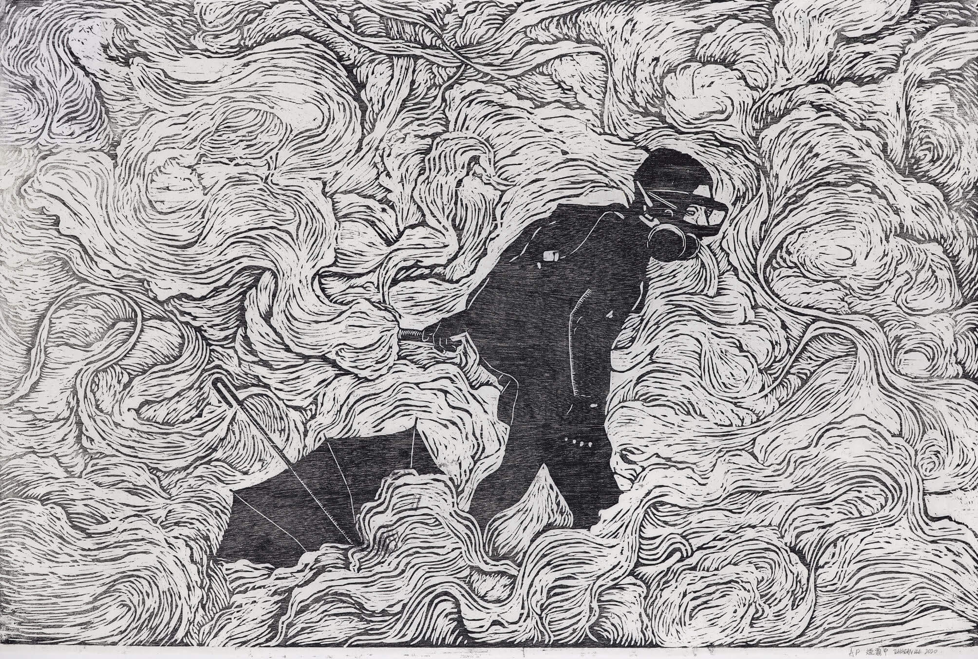 煙霧中〉In the Smoke|中華民國第十九屆國際版畫雙年展|ARTOGO 帶你看展