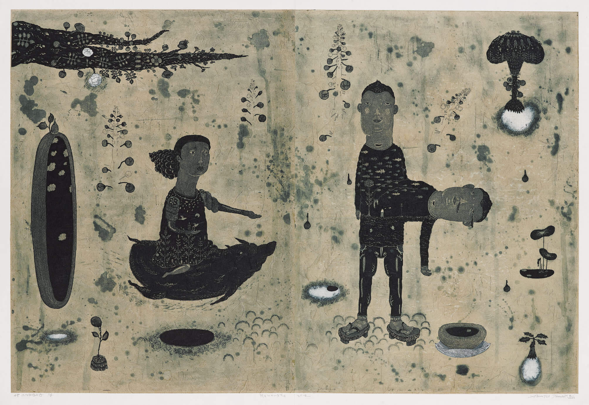 煙霧中〉In the Smoke|中華民國第十九屆國際版畫雙年展|ARTOGO 帶你看展