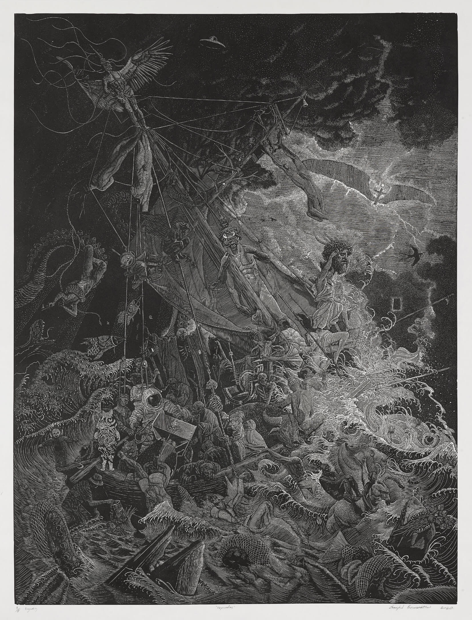 煙霧中〉In the Smoke|中華民國第十九屆國際版畫雙年展|ARTOGO 帶你看展